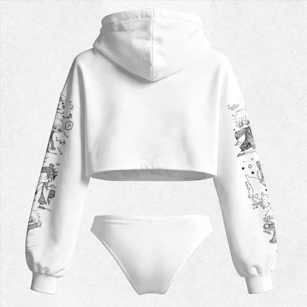 Women's Hooded Thicken Suit Set 2605016848