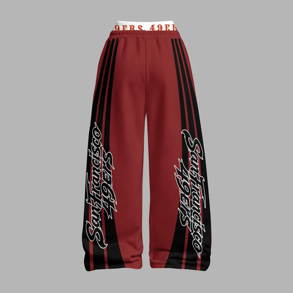 San Francisco 49ers Zip-up hooded jacket and elastic-waist pants set | NFL