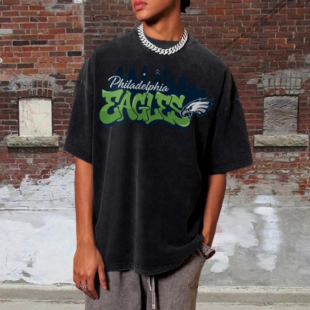 Philadelphia Eagles Unisex Vintage Washed T-shirt