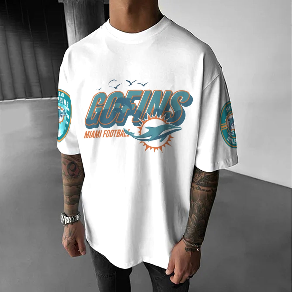 Unisex "Miami Dolphins" Inspired Trendy T-shirt
