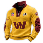 Men’s Washington Commanders 1/4 Zip Pullover Sweatshirt