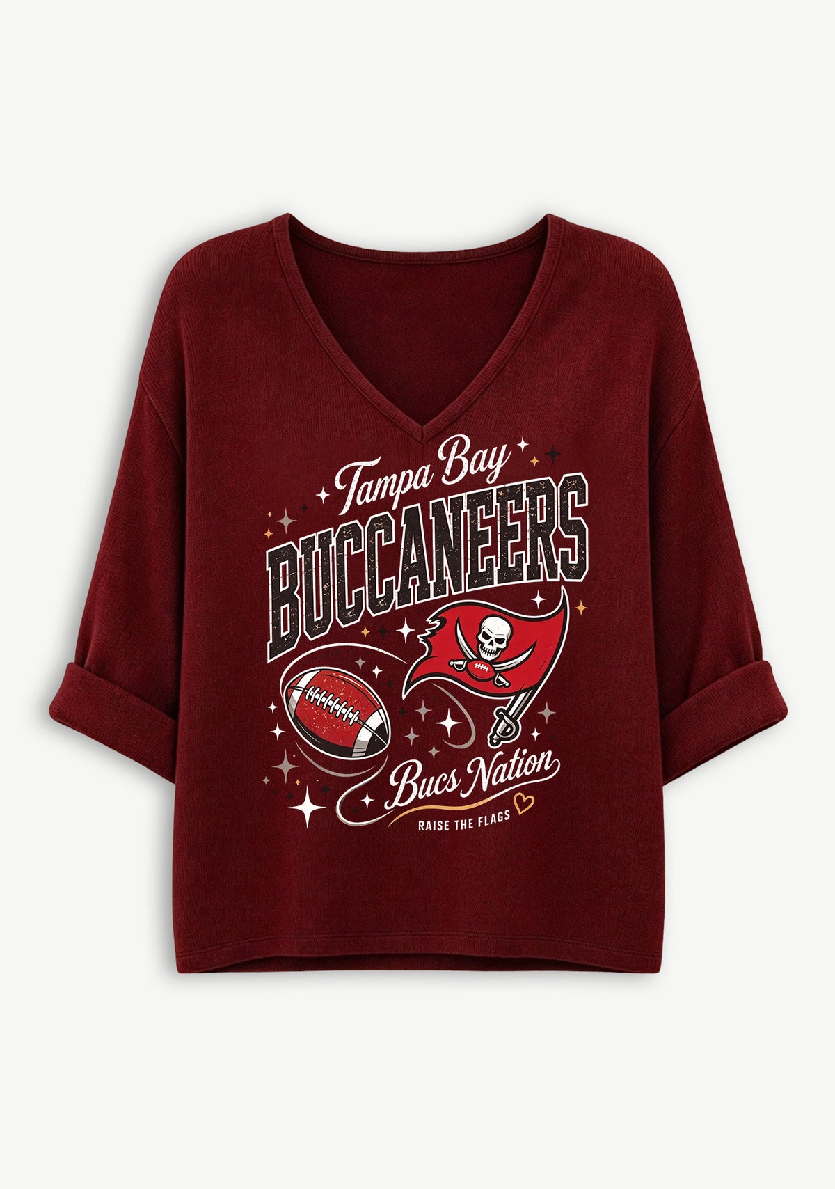 Women Tampa Bay Buccaneers Long Sleeve Game Day Shirt