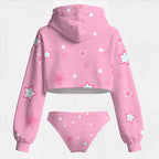 Pokémon Women's Cropped Hoodie & Thong Sets