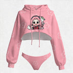 NARUTO Women's Hooded Thicken Suit Set