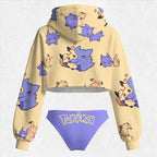 Pokémon Women's Cropped Hoodie & Thong Sets
