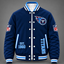 Tennessee Titans Navy Varsity Jacket
