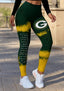 Green Bay Packers Game Day Workout Leggings For Lady