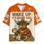 Texas Longhorns Funny Game Day Breakfast Mascot NCAA Jersey Shirts