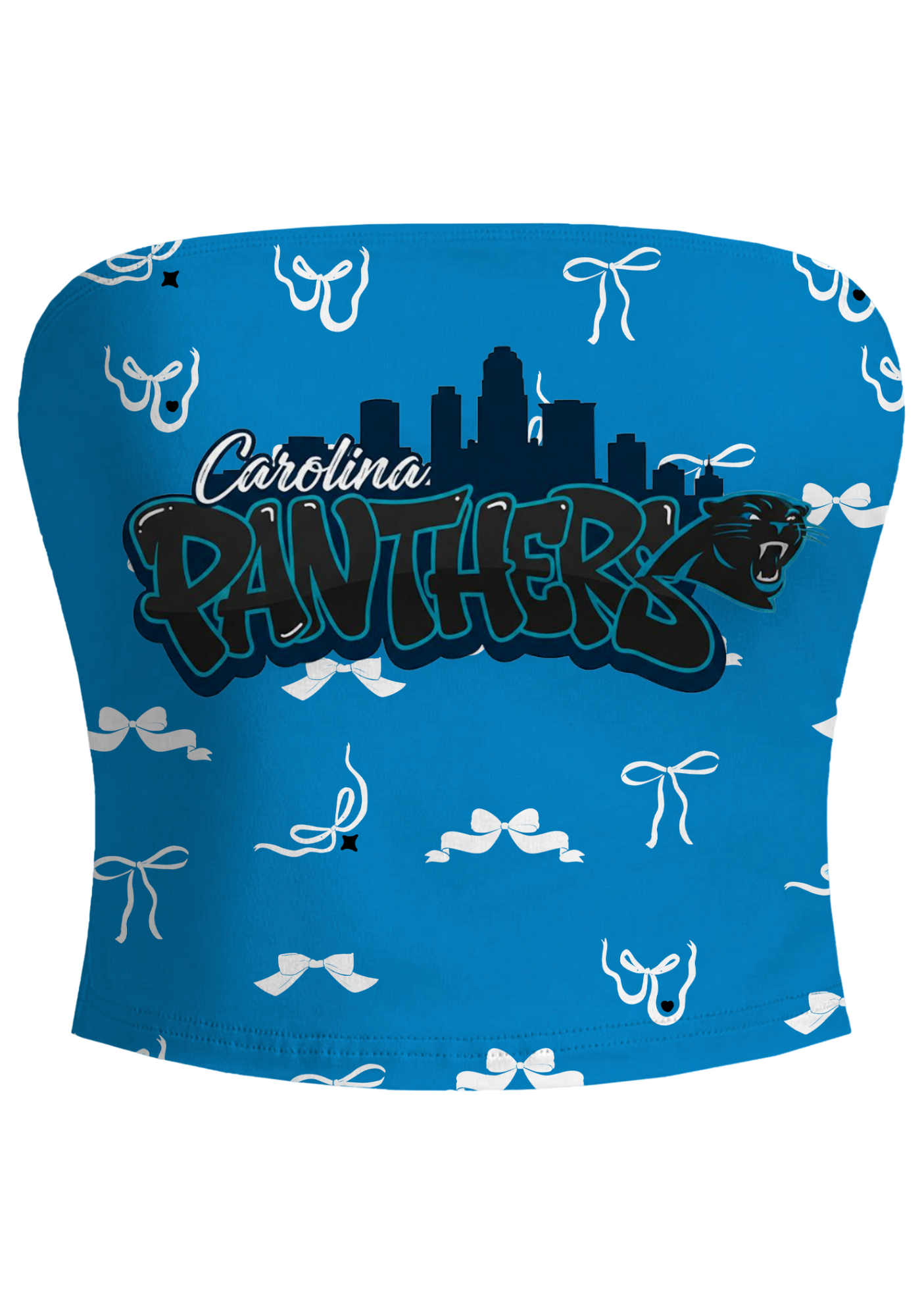 Carolina Panthers Tops & Elasticated Trousers Two-Piece Set Secondary image