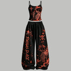 One Piece Top & Elasticated Trousers Two-Piece Set