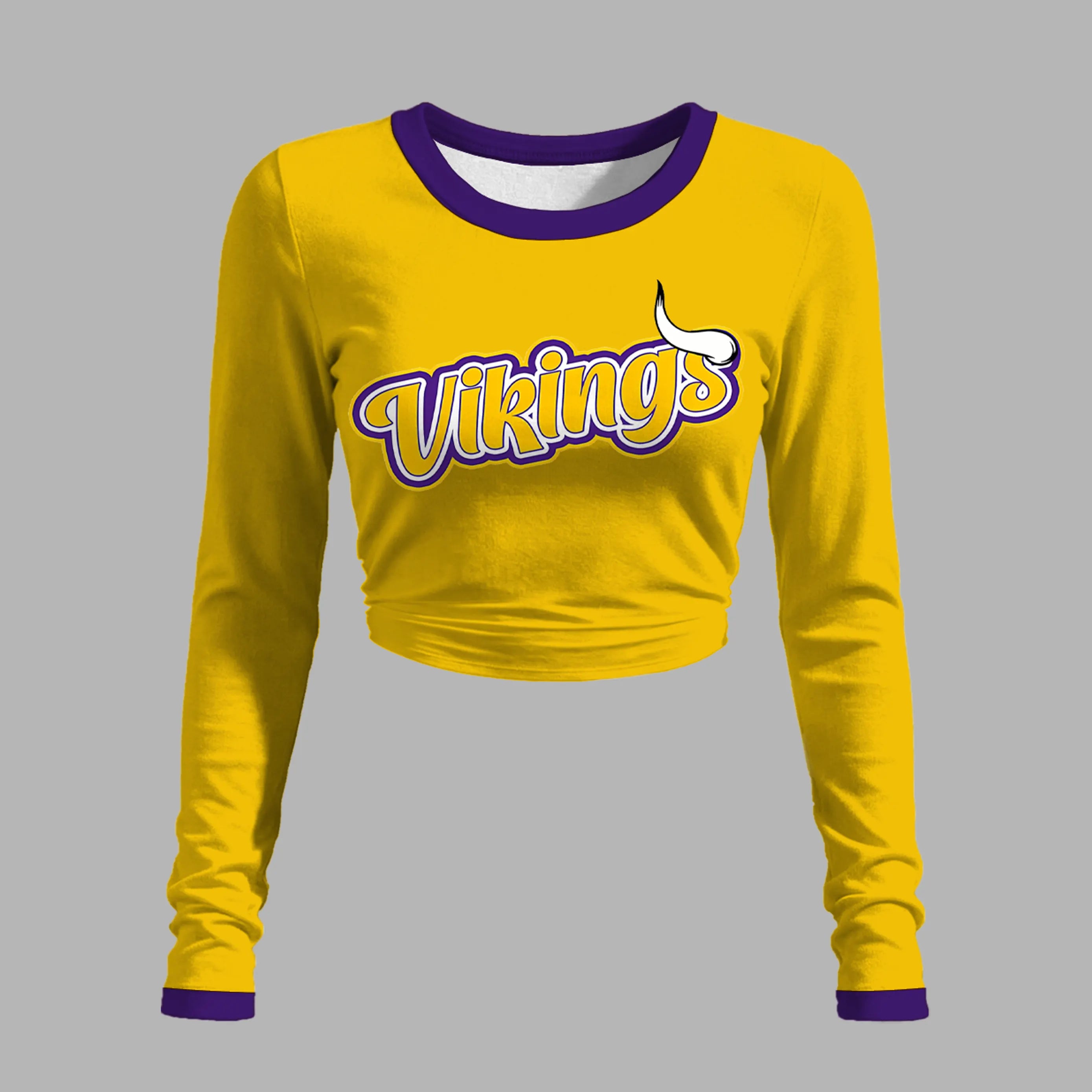 "Minnesota Vikings" Long-sleeved double-layer stretch pants set Secondary image