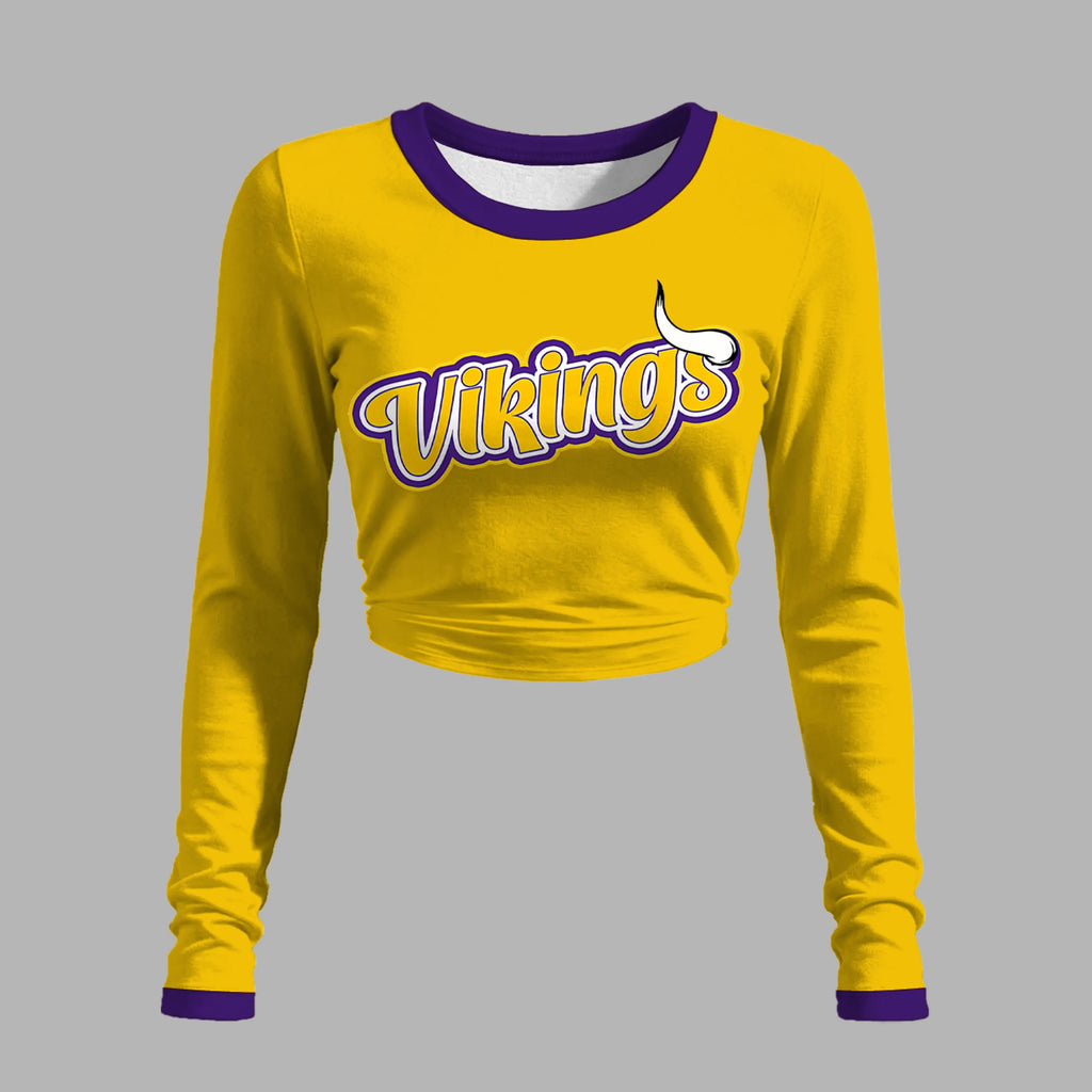 "Minnesota Vikings" Long-sleeved double-layer stretch pants set