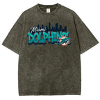Miami Dolphins Unisex Vintage Washed T-shirt