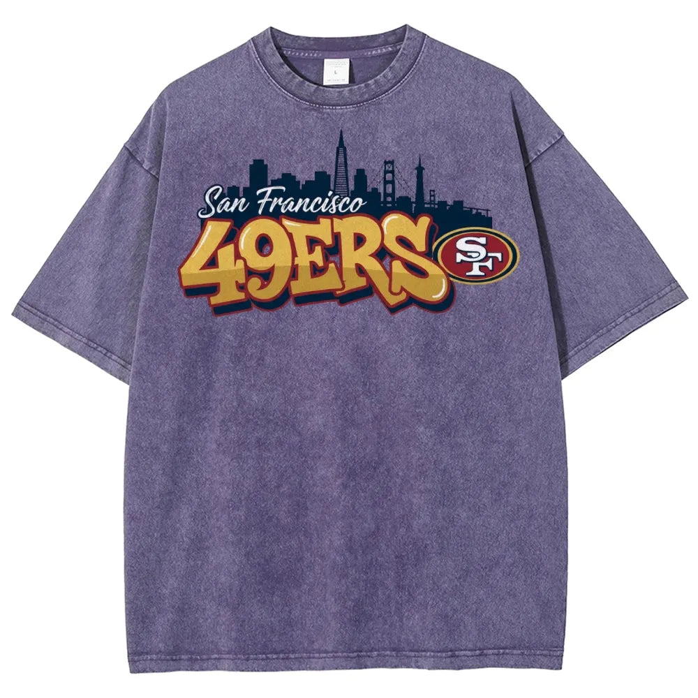 San Francisco 49ers Unisex Vintage Washed T-shirt