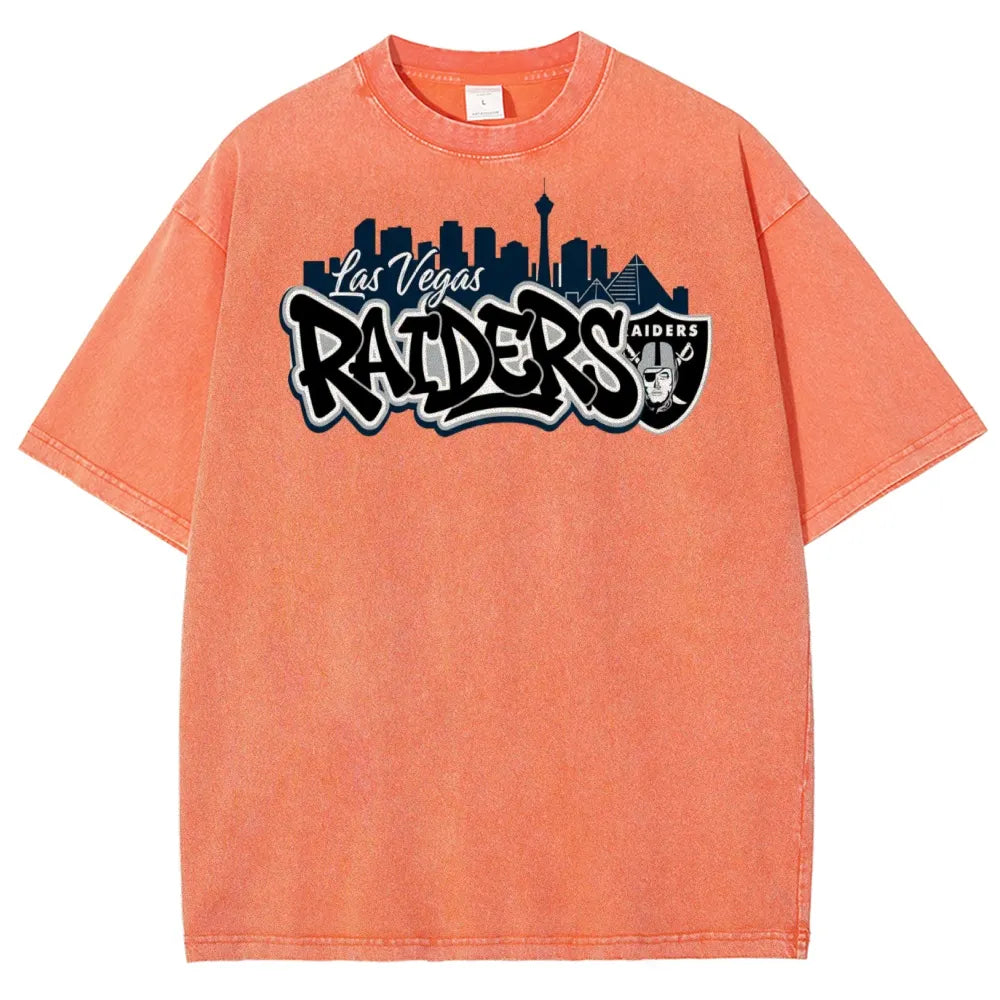 Las Vegas Raiders Unisex Vintage Washed T-shirts