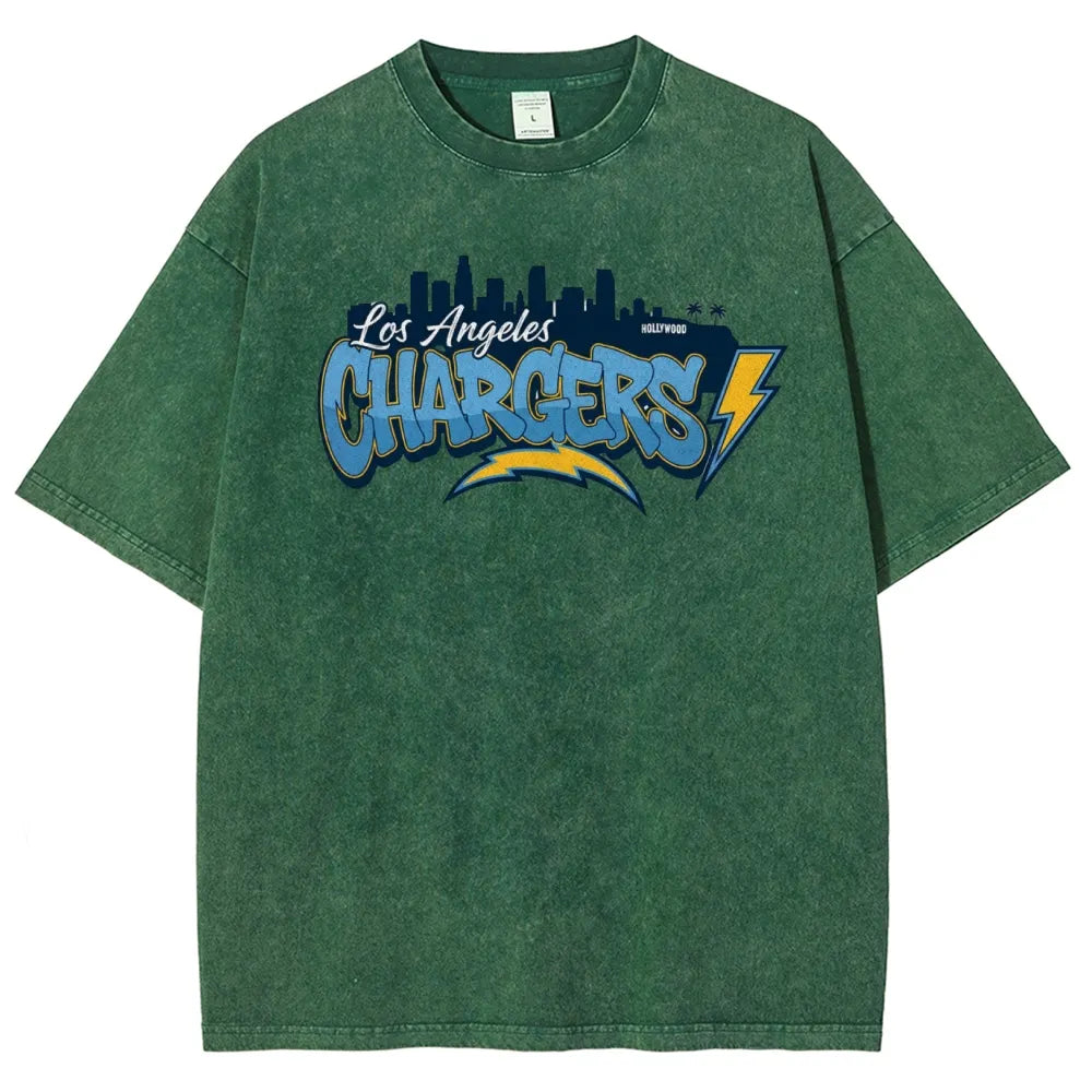 Los Angeles Chargers Unisex Vintage Washed T-shirt