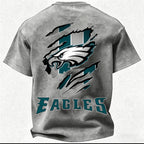Philadelphia Eagles Printed Unisex 100% Pure Cotton Washed T-Shirt