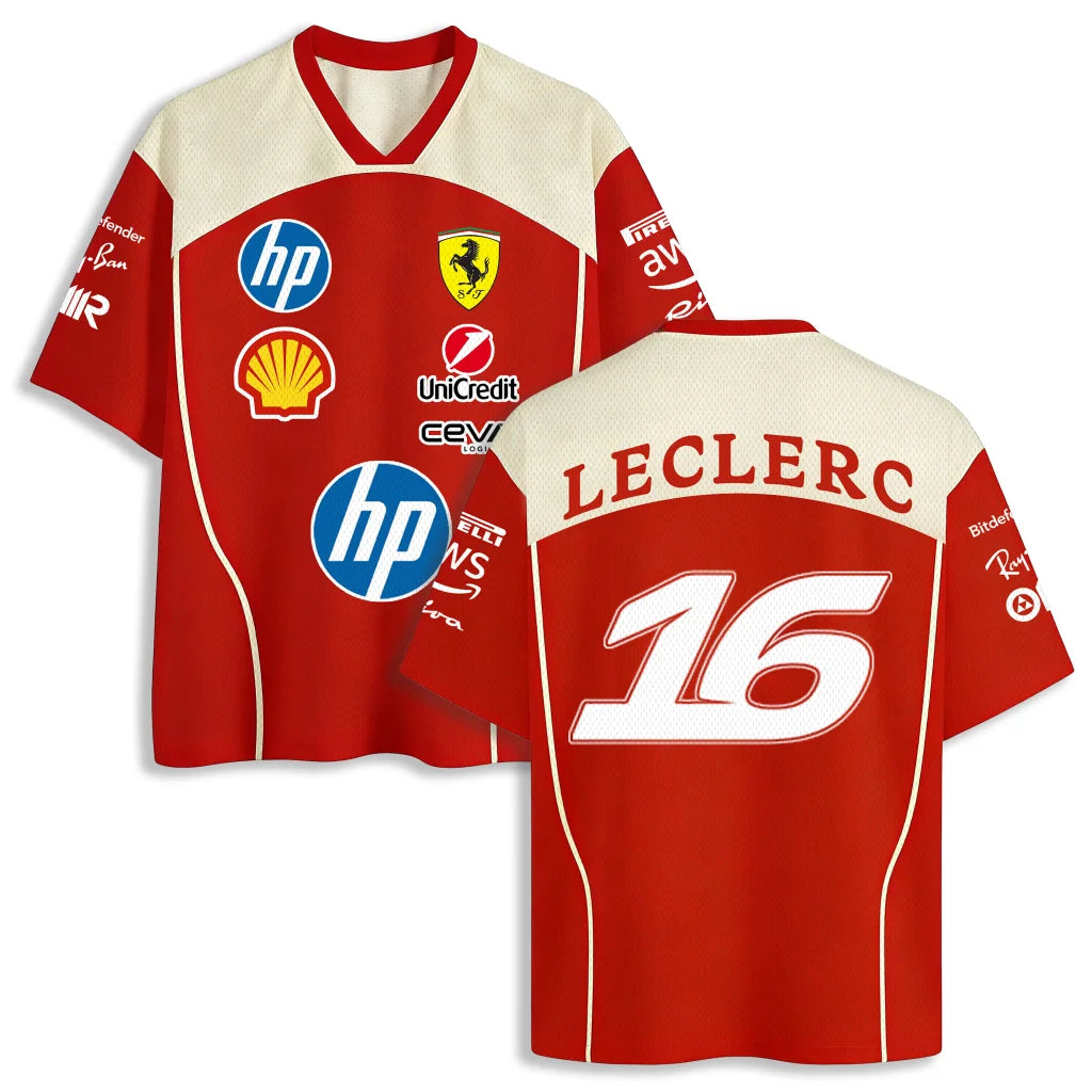 2026 Ferrari F1 Charles Leclerc 16 Mesh Jersey Main image