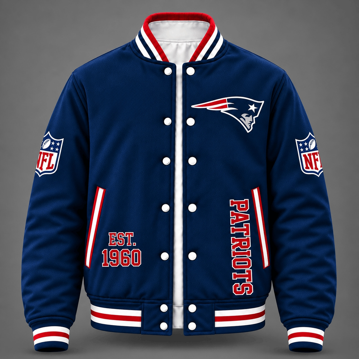 Unisex New England Patriots Varsity Jacket