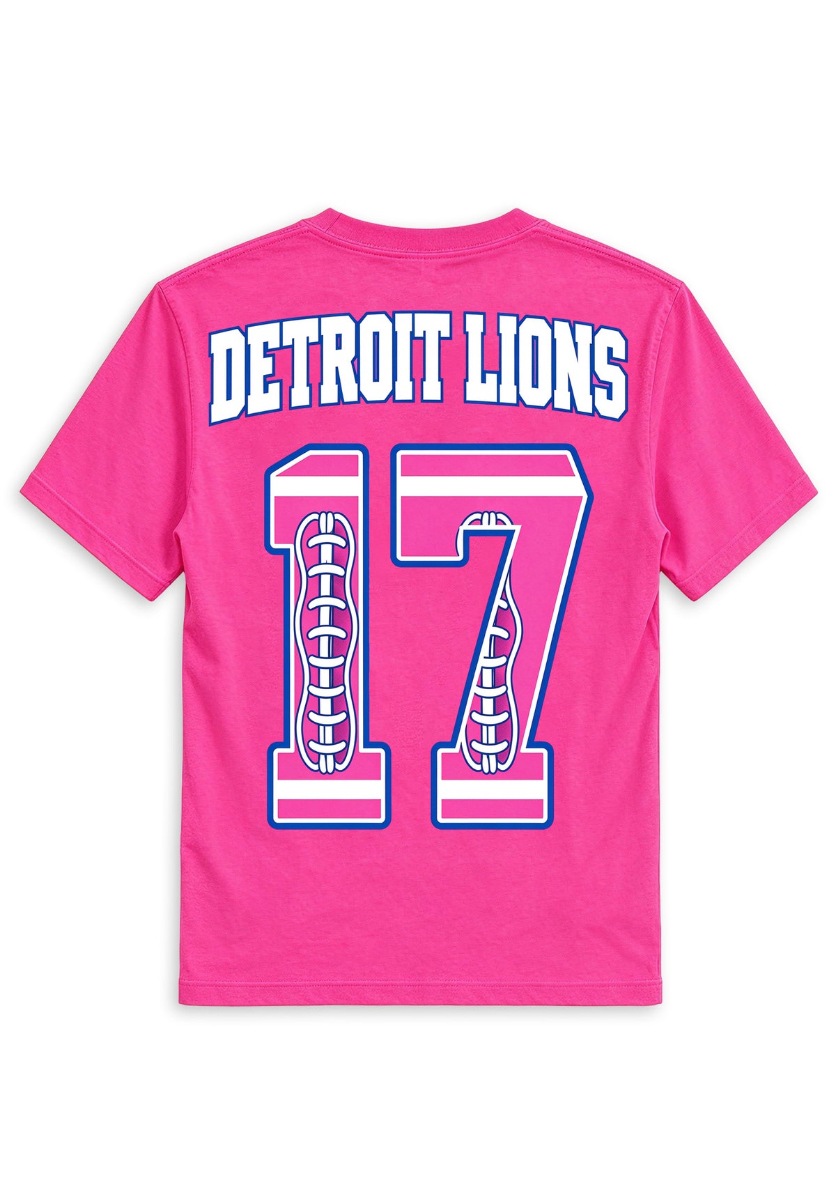 Detroit Lions Pink Out Tackle Breast Cancer Awareness V-Neck T-Shirt