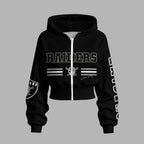 Las Vegas Raiders Zip-up hooded jacket and elastic-waist pants set | NFL