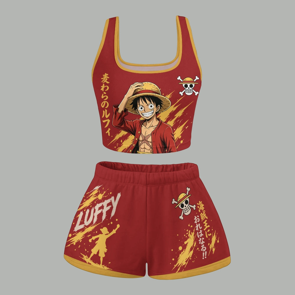 One Piece Vest and shorts set