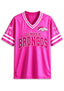 Women Denver Broncos Breast Cancer Awareness Pink Football Jersey