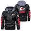 Kansas City Chiefs Graphic PU Faux Leather Hooded Jacket