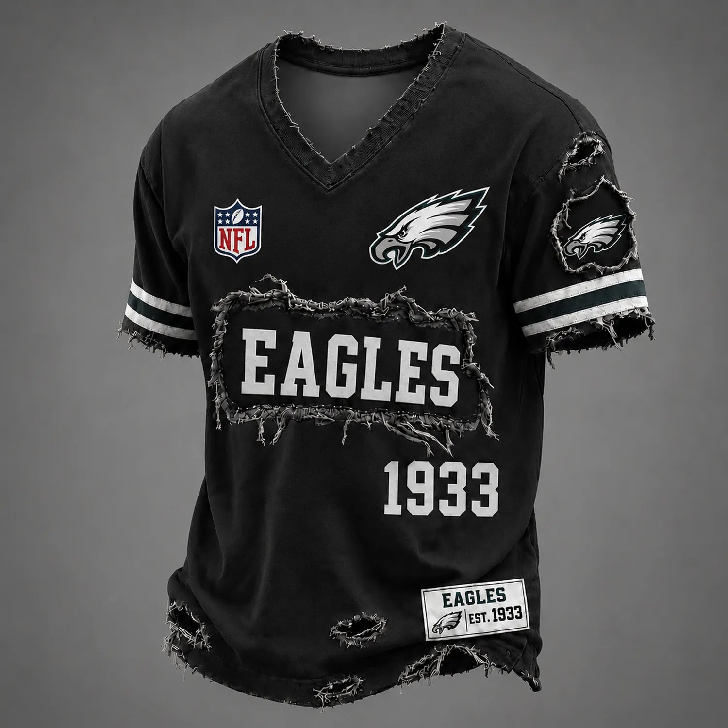 PHI x NFL LUXURY V-Neck T-Shirt 3005 DatND DVT Secondary image