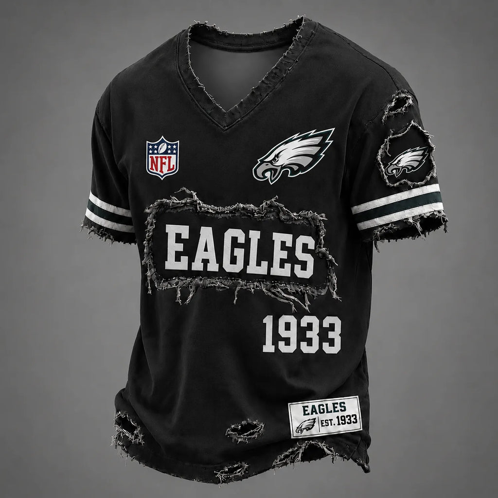 PHI x NFL LUXURY V-Neck T-Shirt 3005 DatND DVT