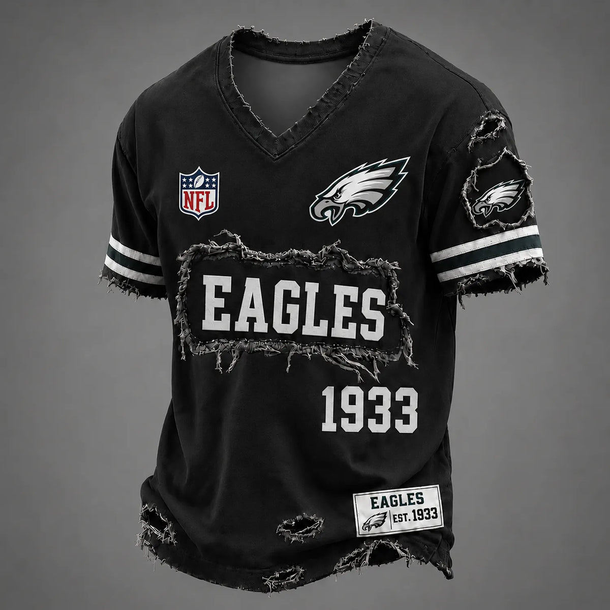 PHI x NFL LUXURY V-Neck T-Shirt 3005 DatND DVT