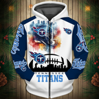 Tennessee Titans 2026 New 3D Graphic Hoodie