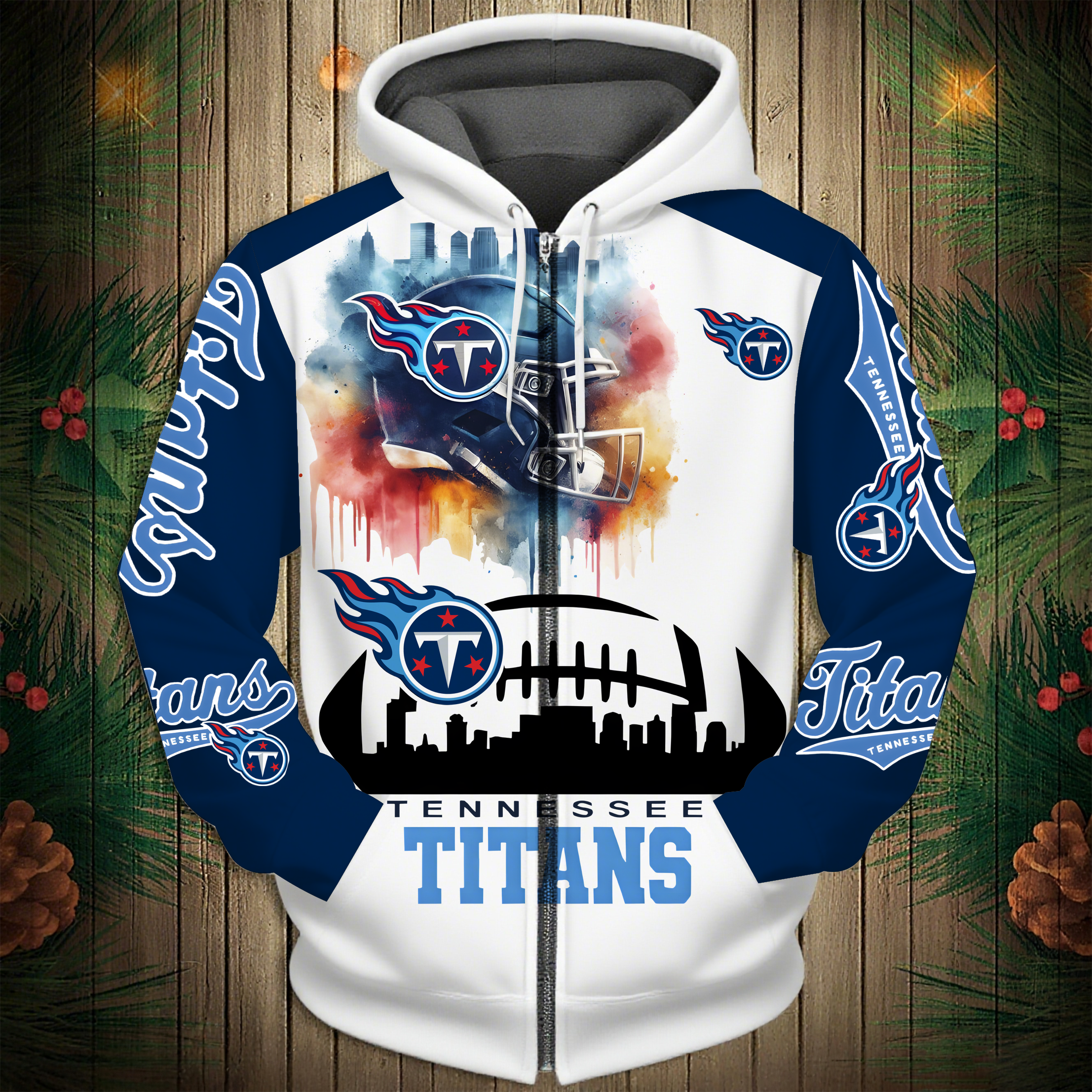 Tennessee Titans 2026 New 3D Graphic Hoodie