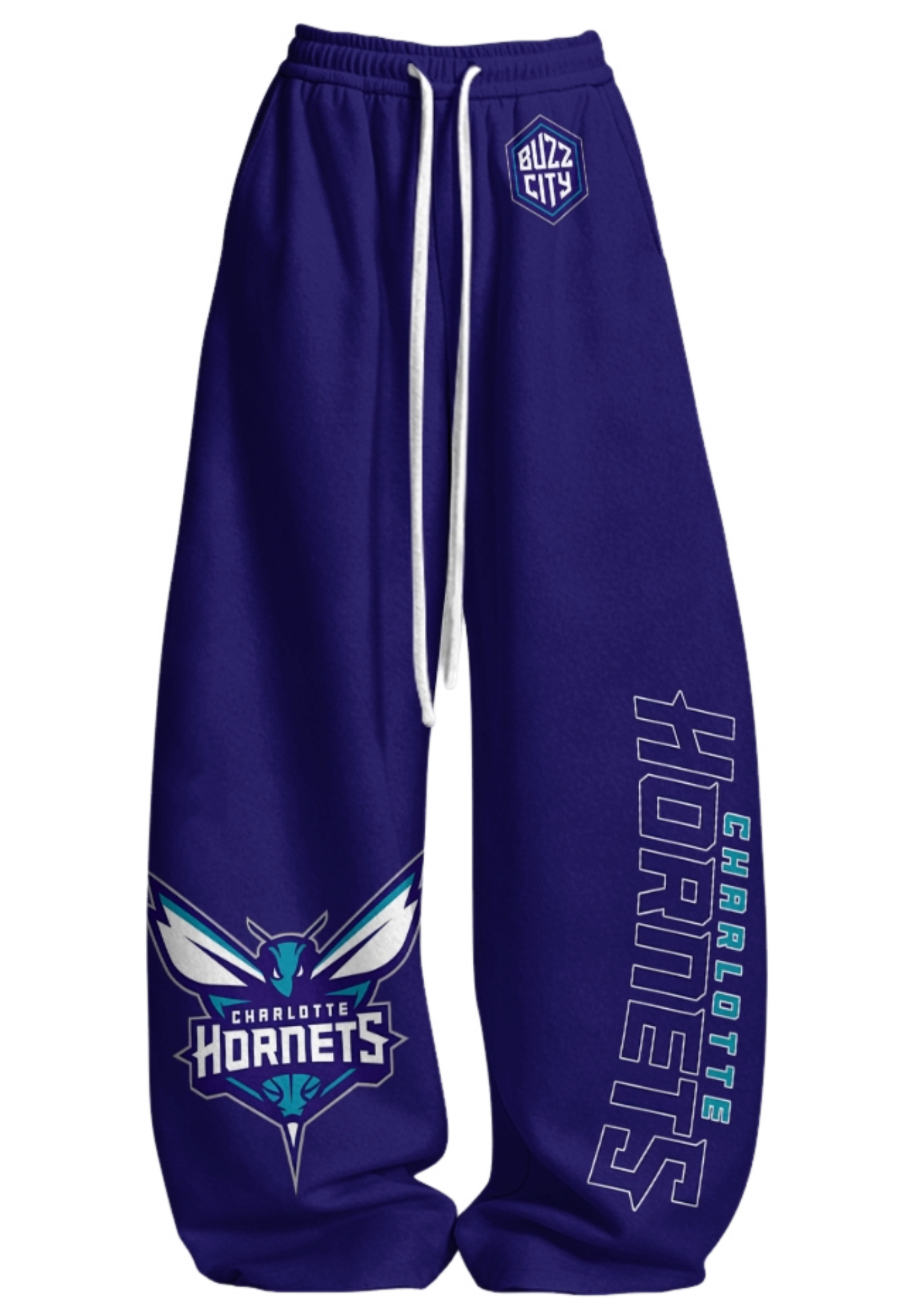 Charlotte Hornets Tops & Elasticated Trousers Two-Piece Set Secondary image