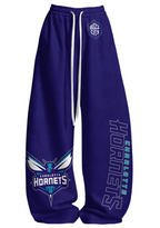 Charlotte Hornets Tops & Elasticated Trousers Two-Piece Set