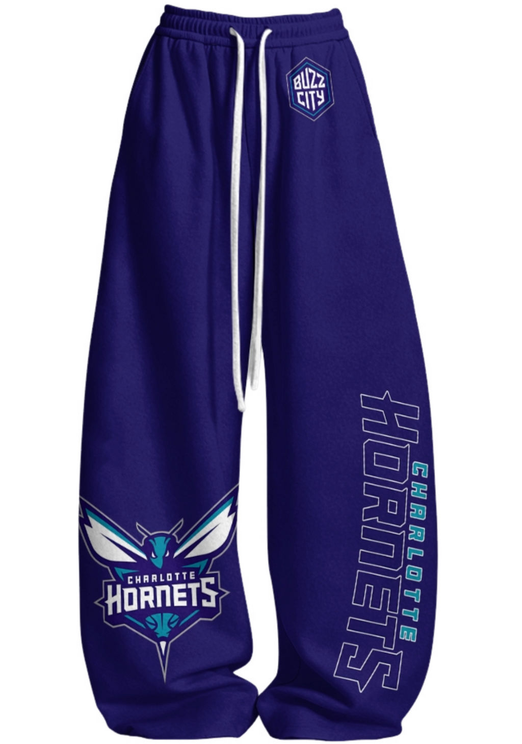 Charlotte Hornets Tops & Elasticated Trousers Two-Piece Set