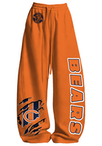 Chicago Bears Orange Tops & Elasticated Trousers Two-Piece Set