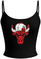 Chicago Bulls Tops & Elasticated Trousers Two-Piece Set