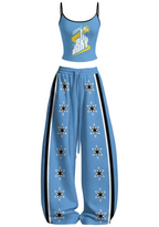 Chicago Sky Tops & Elasticated Trousers Two-Piece Set