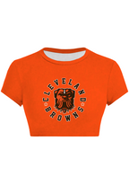 Cleveland Browns Tops & Elasticated Trousers Two-Piece Set