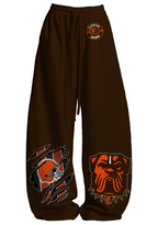 Cleveland Browns Tops & Elasticated Trousers Two-Piece Set