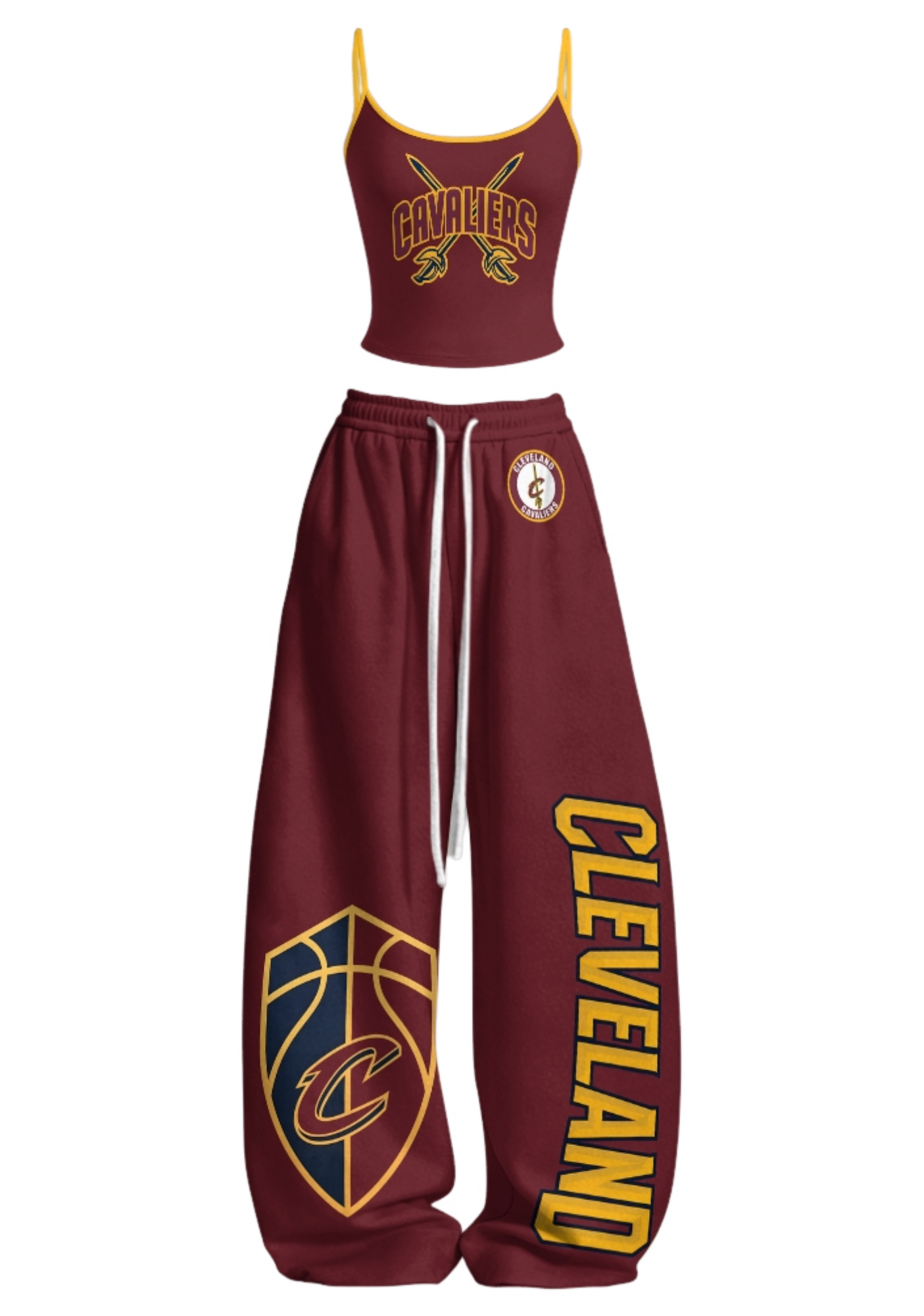 Cleveland Cavaliers Tops & Elasticated Trousers Two-Piece Set Main image