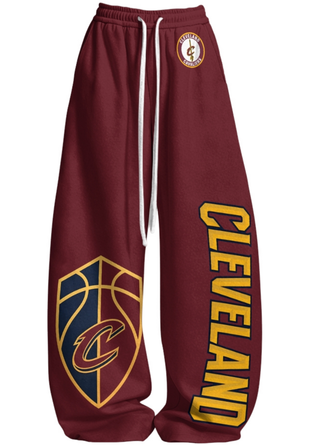 Cleveland Cavaliers Tops & Elasticated Trousers Two-Piece Set