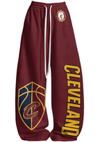 Cleveland Cavaliers Tops & Elasticated Trousers Two-Piece Set