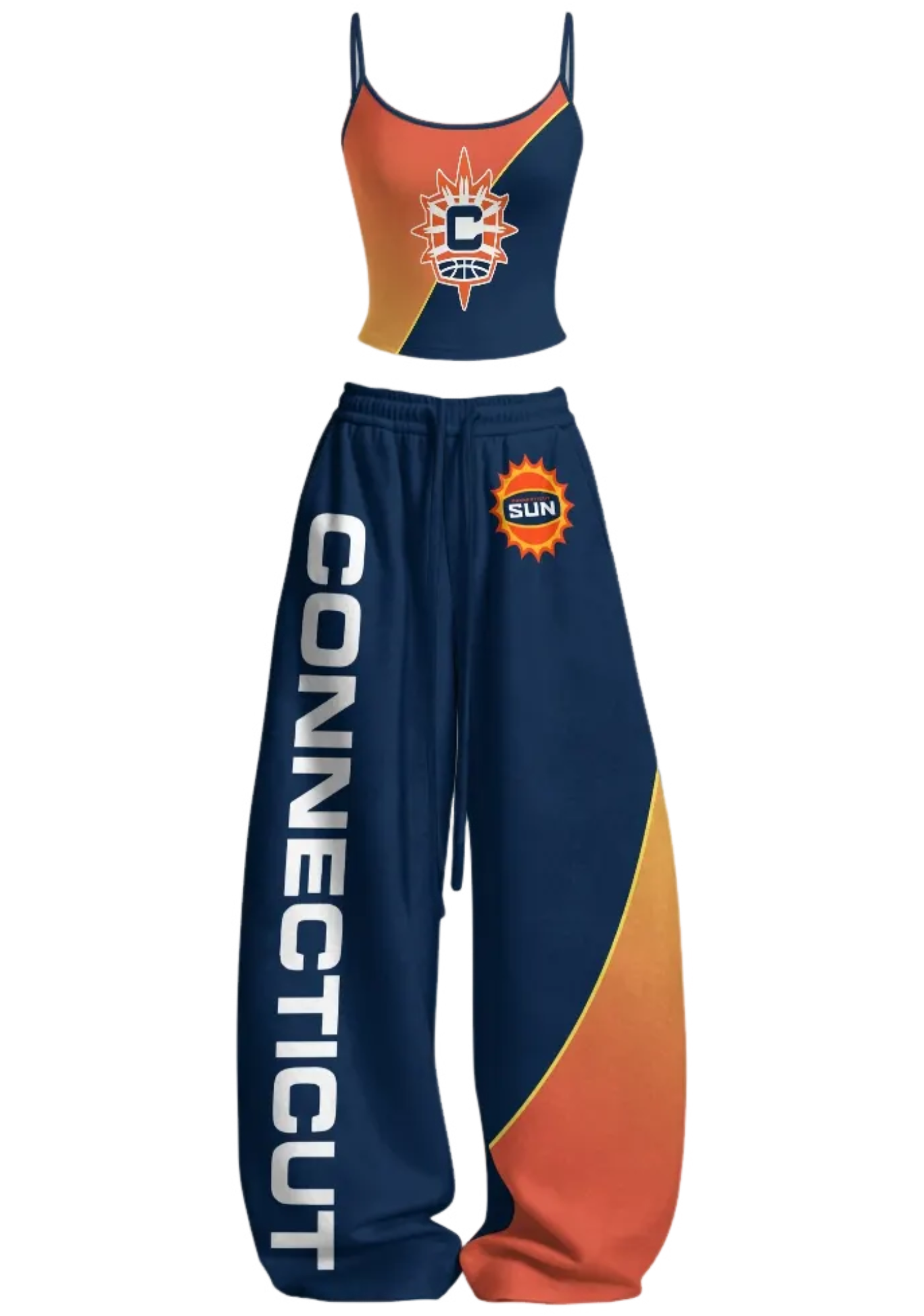 Connecticut Sun Tops & Elasticated Trousers Two-Piece Set Main image