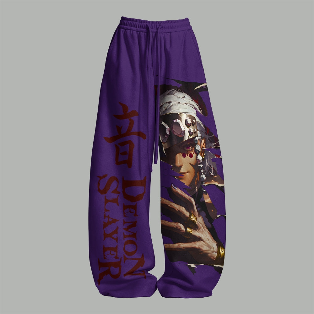 Demon Slayer Top & Elasticated Trousers Two-Piece Set