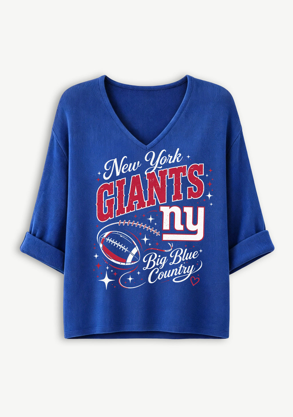 Women New York Giants Long Sleeve Game Day Shirt