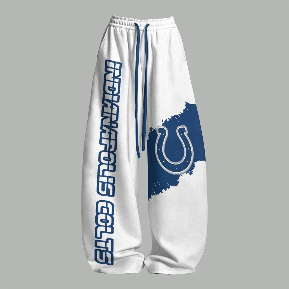 Indianapolis Colts Top & Elasticated Trousers Two-Piece Set | NFL