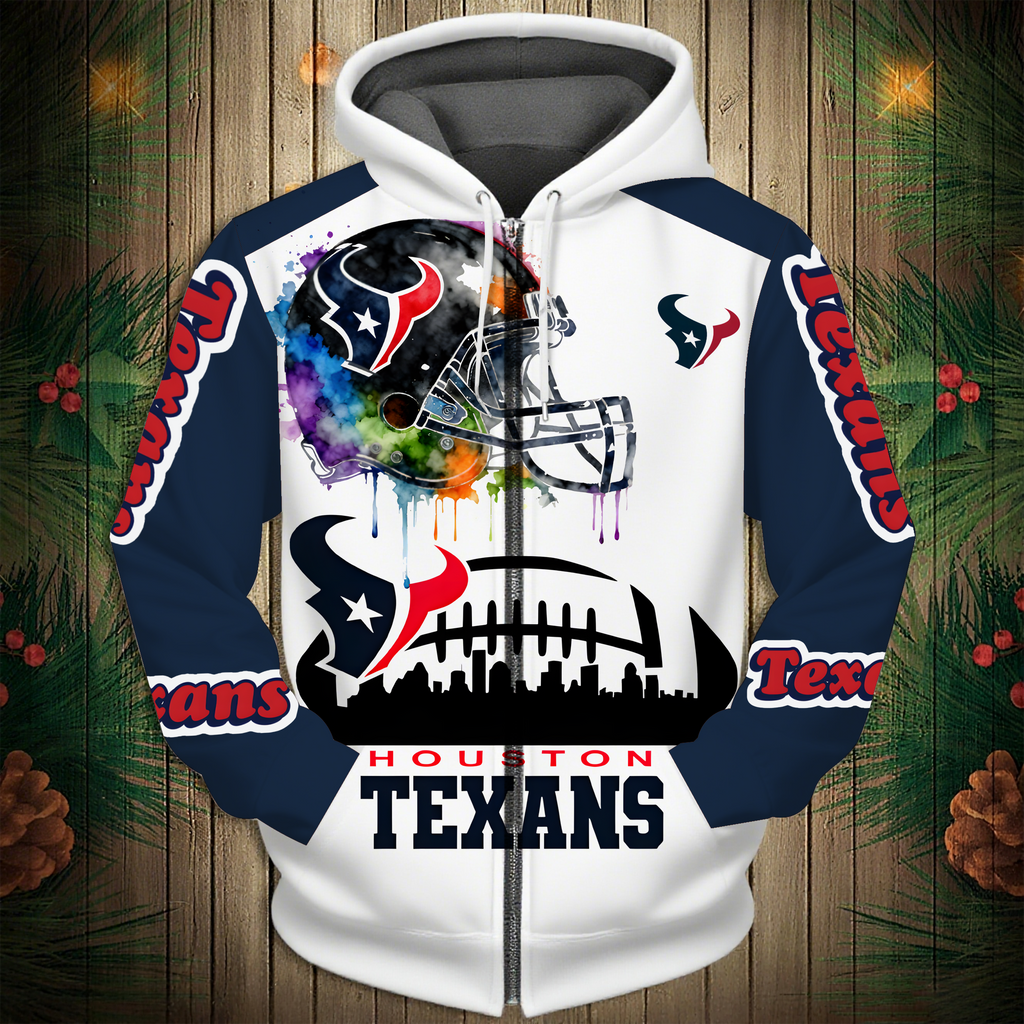 Houston Texans 2026 New 3D Graphic Hoodie
