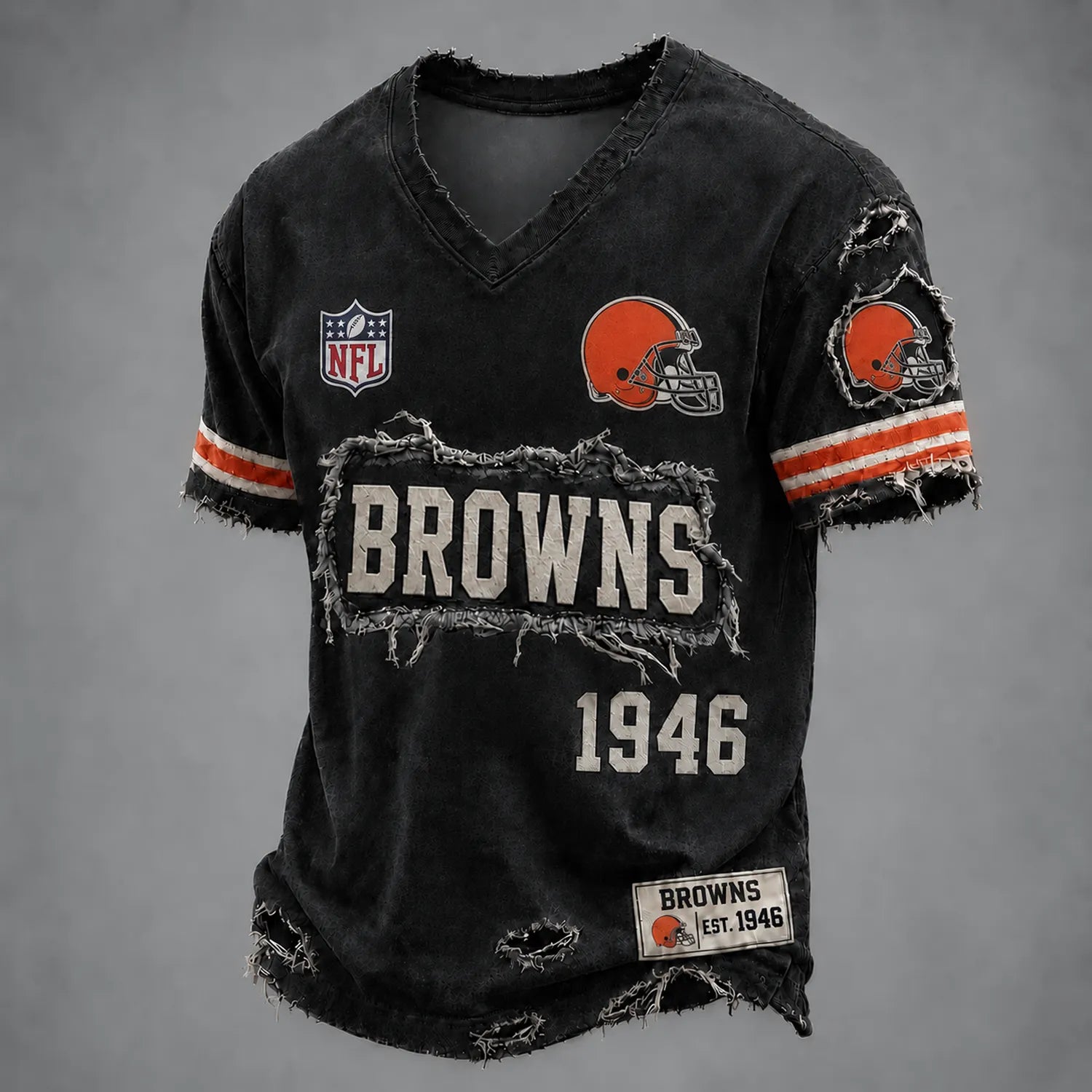 CLE x NFL LUXURY V-Neck T-Shirt 3005 DatND DVT Secondary image